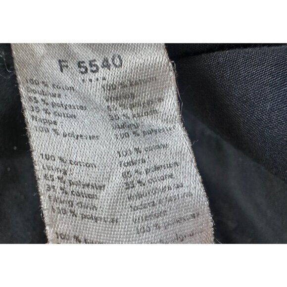 VTG Lacoste 54/6 (XL) Men's Heavyweight Full Zip Black Jacket Crocodile Logo - Picture 7 of 9